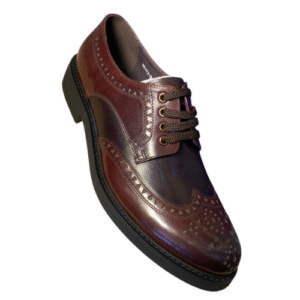 The Laser-Cut Brogue Derby (Oxblood)