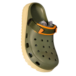 The Comfort Clog (Olive Green with Beige Sole)