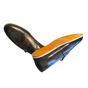 The Two-Tone Buckle Loafer (Brown Monostrap)